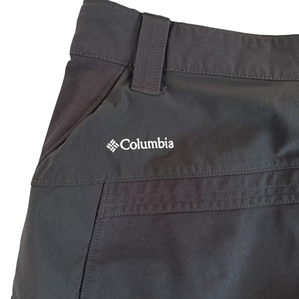 Columbia Omni-Wick 34x10 Black Belted Men's Hiking Cargo Shorts XM4057 - Picture 7 of 8